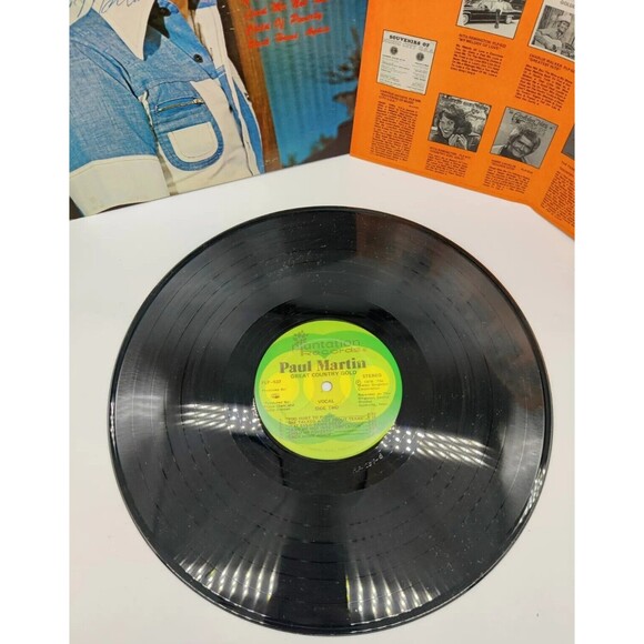 Vintage 1979 Paul Martin Great Country Gold Album Record Vinyl Mountain Records - Picture 7 of 10